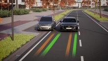 Audi Elektronikarchitektur E3 – Sicherheit und Fahrdynamik – Animation