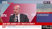 Guerre au Moyen-Orient: "Des équipes consulaires" mises en place "aux frontières entre l'Égypte, Israël et la Jordanie" pour les Français sortant par voix terrestre, détaille Jean-Noël Barrot, ministre des Affaires étrangères