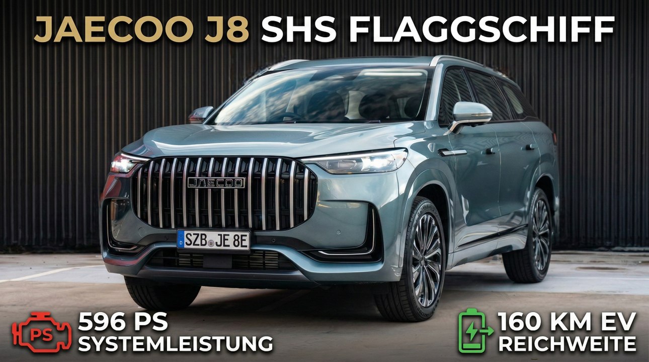 2026 JAECOO J8 SHS Performance: 915 Nm & 5,8 s