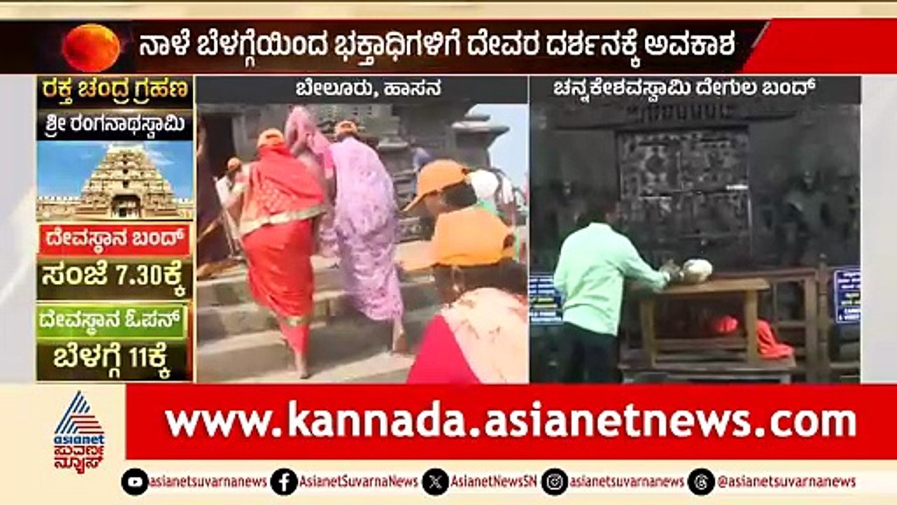 ಗರ್ಭಗುಡಿ ಮಾತ್ರ ಬಂದ್‌, ದೇಗುಲ ವೀಕ್ಷಣೆಗೆ ಅವಕಾಶ | Lunar Eclipse 2026 | Suvarna News