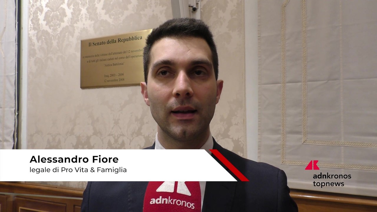 Fiore (Pro Vita & Famiglia): "Libert? di espressione ? diritto tutelato"