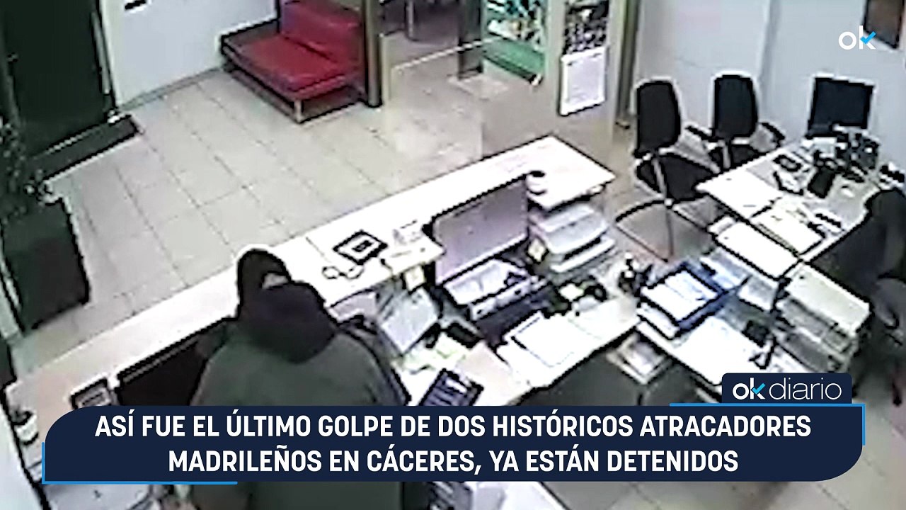 Así fue el último golpe de dos históricos atracadores madrileños en Cáceres, ya están detenidos