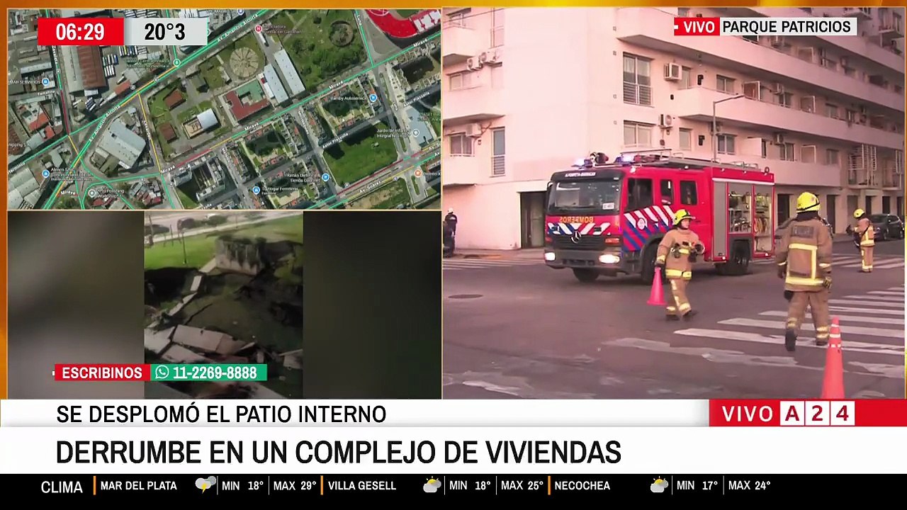 Derrumbe Parque Patricios