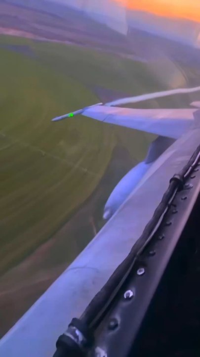 F18 landing in cockpit view