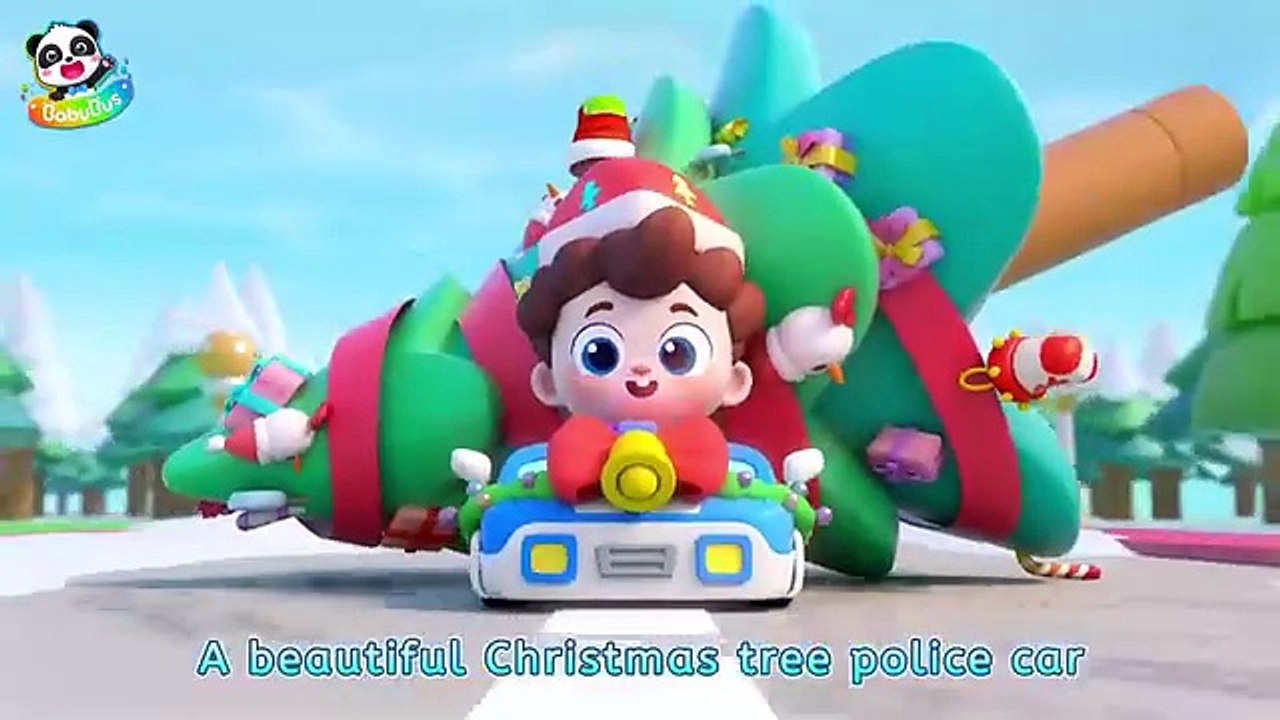 Christmas Cars _ Police car_ Reindeer Fire Truck_ Ambulance _ Kids Songs _ Neo_s World _ BabyBus