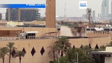 Images show damage at US Embassy in Riyadh after drone strike