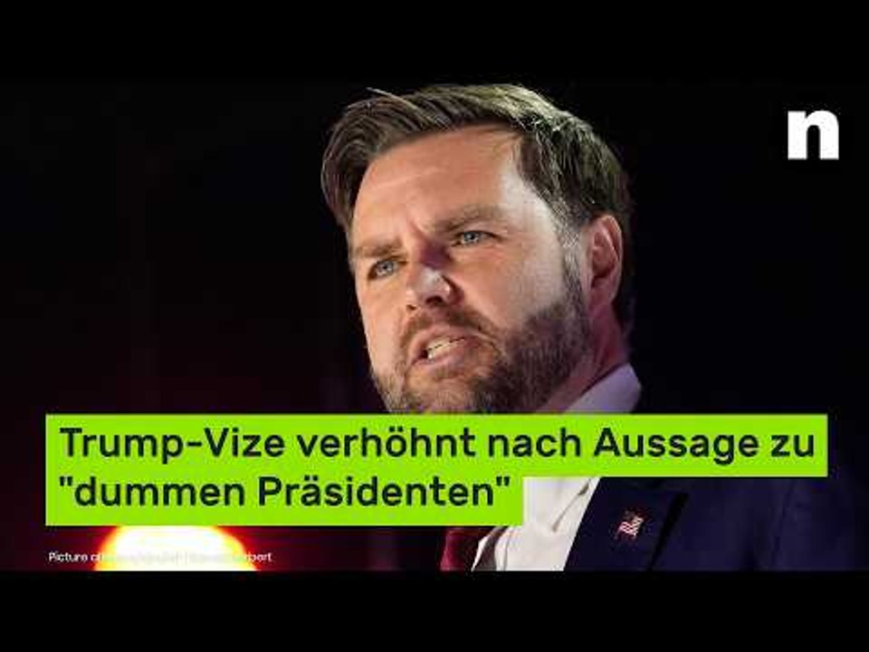 J.D. Vance: Trump-Vize verhöhnt nach Aussage zu 'dummen Präsidenten'