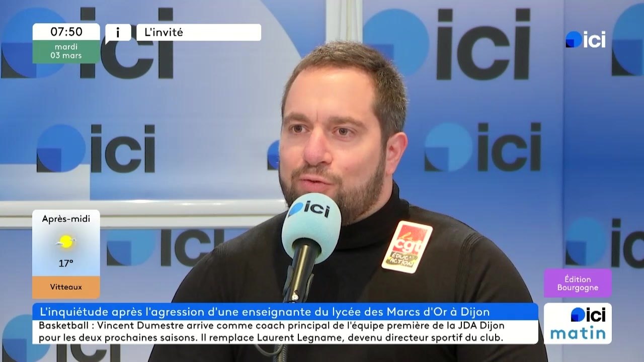 Agression d'une enseignante à Dijon : il faut "former le personnel à la gestion des conflits" selon la CGT en Côte-d'Or