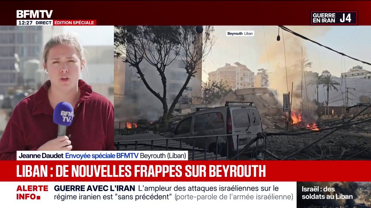 Guerre au Moyen-Orient: de nouvelles frappes ont eu lieu à Beyrouth