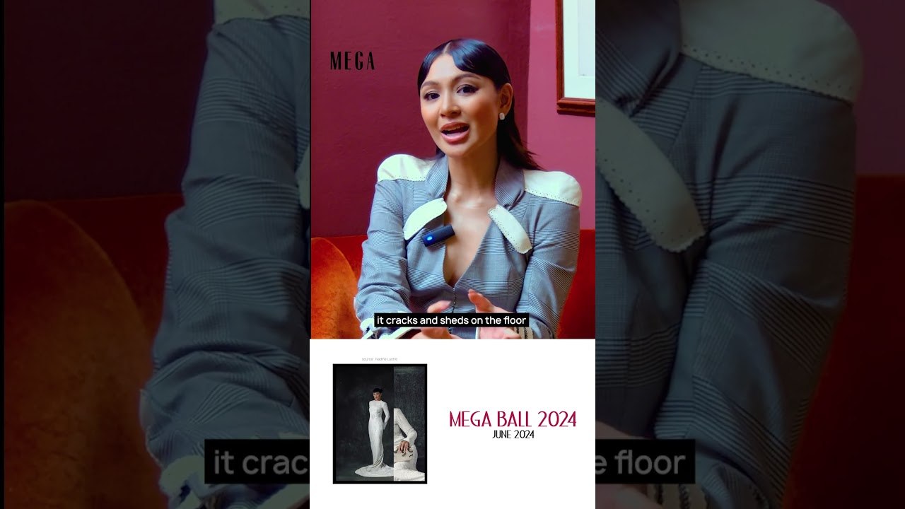 #nadinelustre ’s #megaball 2024 dress symbolizes a dying world 🌍