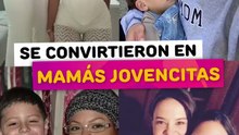 Famosas que se convirtieron en mamas jovencitas
