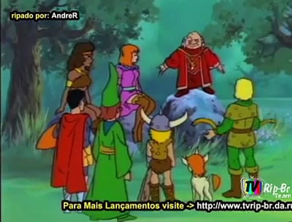 Dungeons & Dragons - Caverna do Dragão - ep 2 - O SALAO DOS OSSOS -  part 1of2