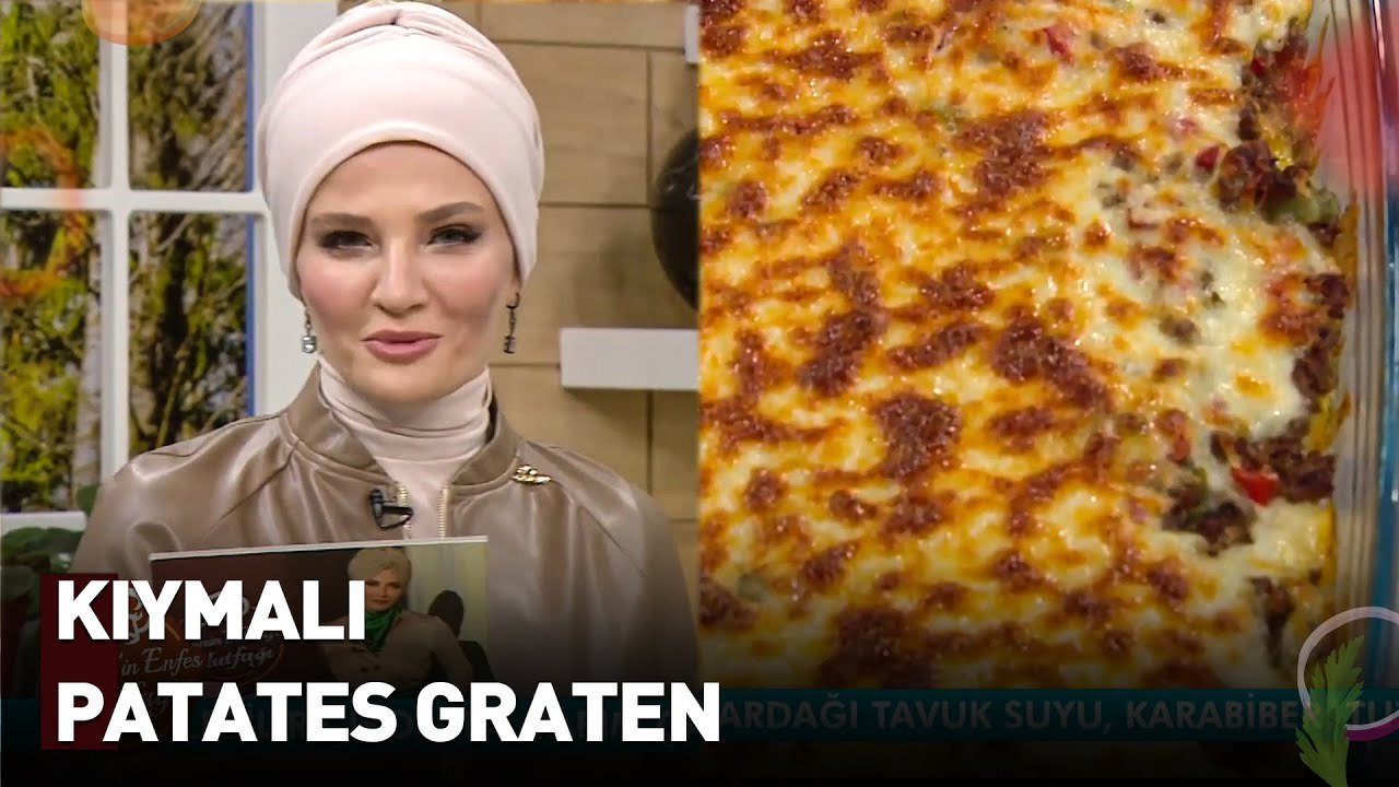 Bol Beşamel Soslu, Bol Lezzetli Kıymalı Patates Graten Tarifi | Nermin'in Enfes Mutfağı