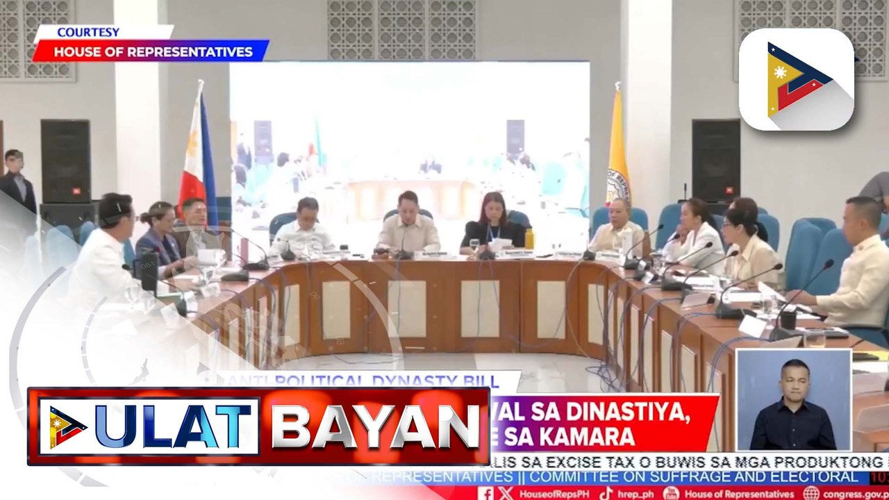 Anti-Political Dynasty bill, lusot na sa House Commttee on Suffrage and Electoral Reforms | ulat ni RR Tubice