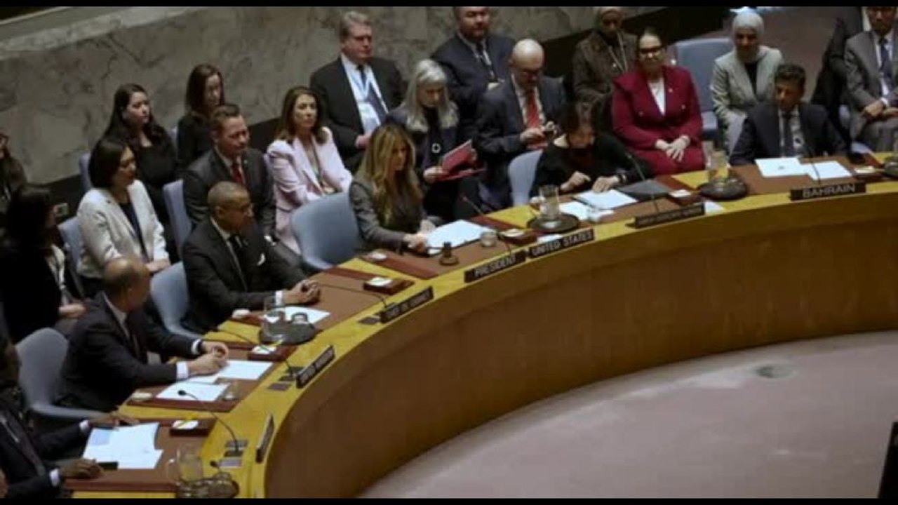 Melania Trump presiede il Consiglio di Sicurezza dell'Onu