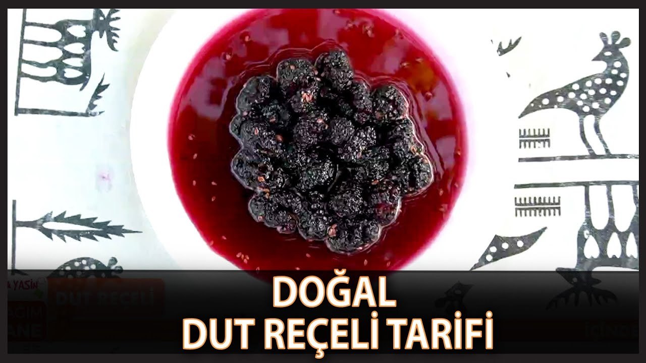 Şifa Kaynağı Karaduttan Reçel Tarifi 😋 Mükemmel Rengiyle Organik Karadut Reçeli