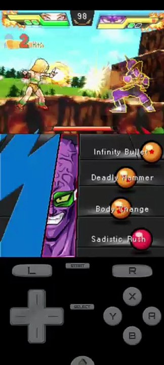 Android 18 vs Ginyu Body Swap (Dragon Ball Kai ultimate butoden -NDS)