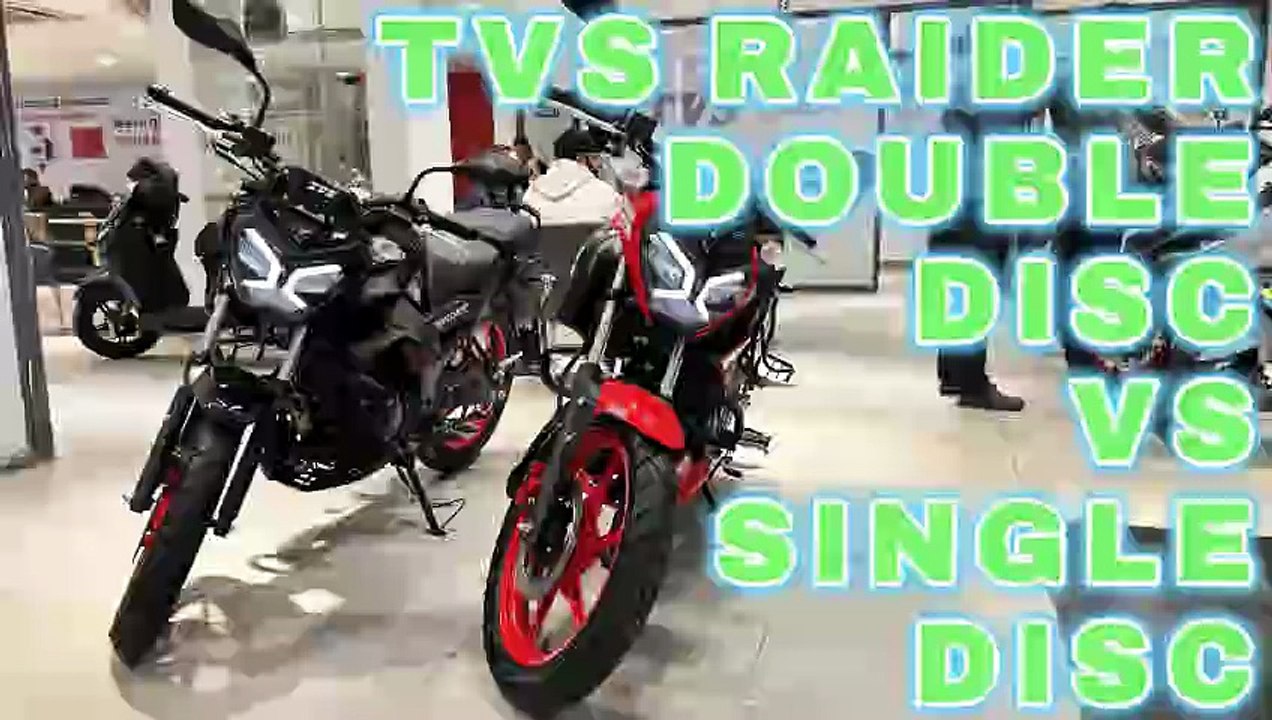 TVS Raider Double Disc ABS vs Single Disc Without ABS iGO Variant Comparsion