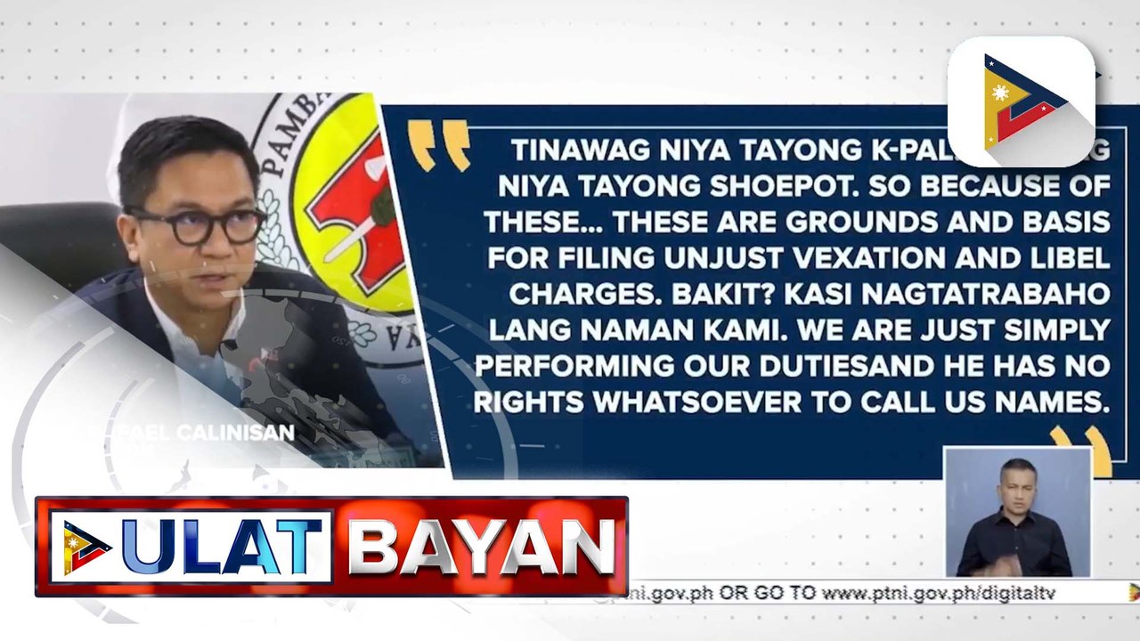 Controversial vlogger na si Norman Mangusin a.k.a. Francis Leo Marcos, sinampahan ng kasong kriminal ni NAPOLCOM Vice Chair Rafael Calinisan | ulat ni Ryan Lesigues