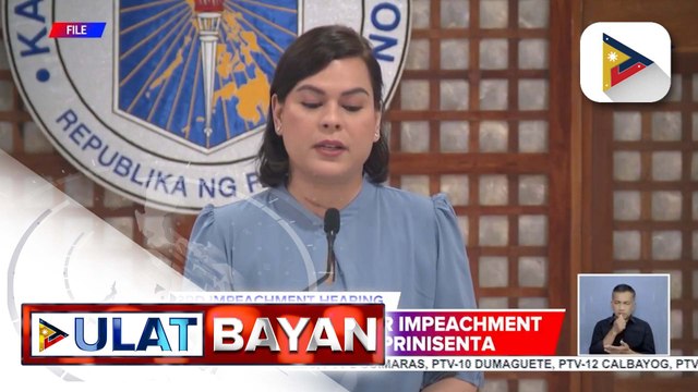 6 na grounds para malaman kung sufficient in substance ang ikatlong impeachment complaint laban kay VP Sara Duterte, iprinisinta sa House Committee on Justice