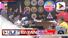 MMDA at pribadong sektor, lumagda ng kasunduan para sa Electric Love Bus Project para sa libre, komportable at eco-friendly na transportasyon | ulat ni RR Tubice