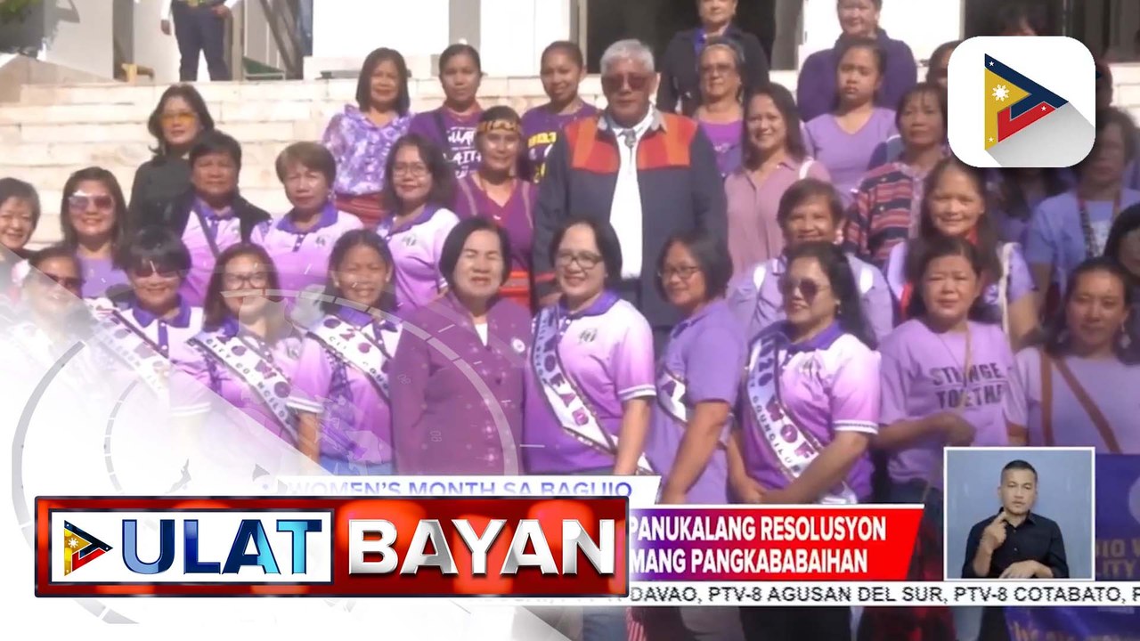 Ilang senior citizens sa Baguio City, pinatunayang hindi hadlang ang edad para maitaguyod ang kanilang karapatan bilang babae lalo na ngayong Women's Month | ulat ni Brigette Marcasi Pangosfian ng PTV Cordillera