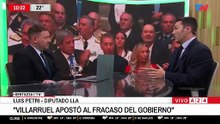 El picante cruce entre Petri y Villarruel en redes