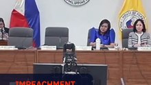 House panel continues impeachment proceedings vs VP Sara