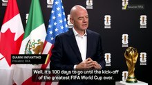 Infantino celebrates 100 days until 2026 FIFA World Cup