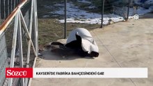Kayseri'de fabrika bahçesindeki gaz tankının patlaması sonucu 4 işçi yaralandı