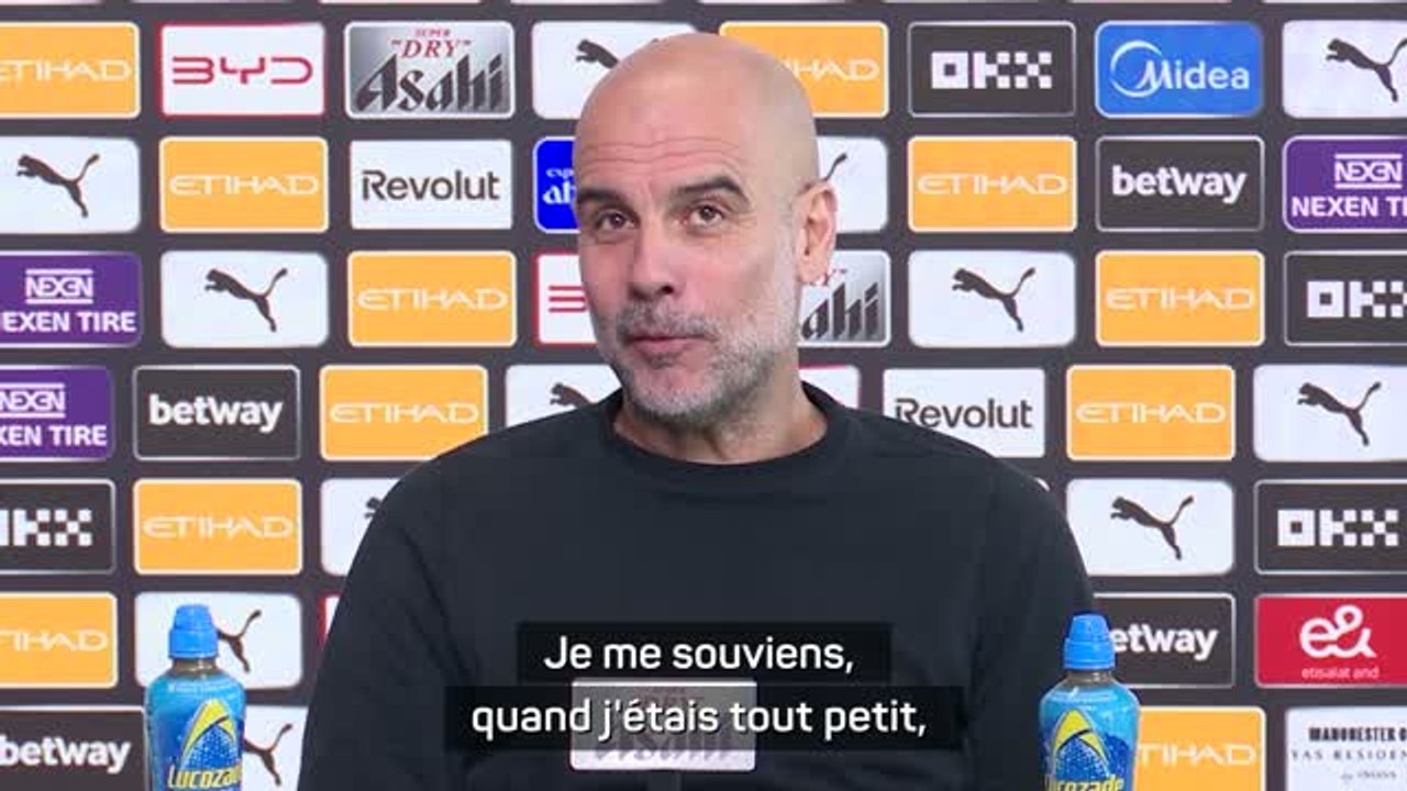 Man. City - Guardiola : "Quand j'étais petit, déjà, on disait que les Anglais célébraient chaque corner comme un but"