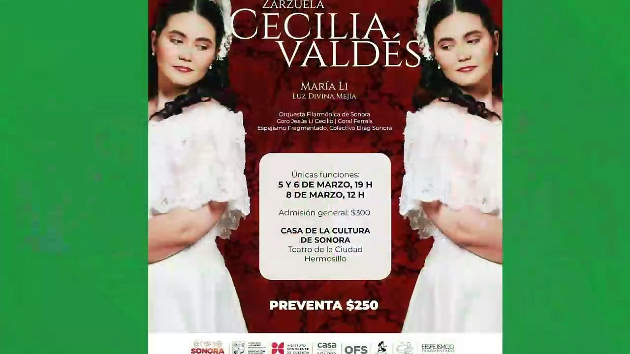 "Cecilia Valdés": La Zarzuela Cubana que Reactiva el Teatro Lírico en Sonora | Entrevista Expreso 24/7