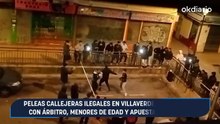 Peleas callejeras ilegales en Villaverde organizadas con árbitro, menores de edad y apuestas cruzadas
