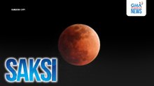 'Blood moon' o pagkulay-pula ng buwan dahil sa total lunar eclipse, nasilayan sa iba't ibang bahagi ng bansa at daigdig | Saksi