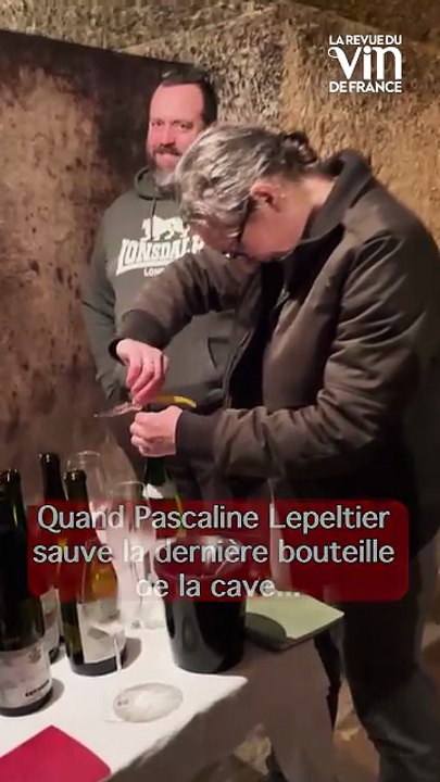 Quand Pascaline Lepeltier sauve la dernière bouteille de la cave...