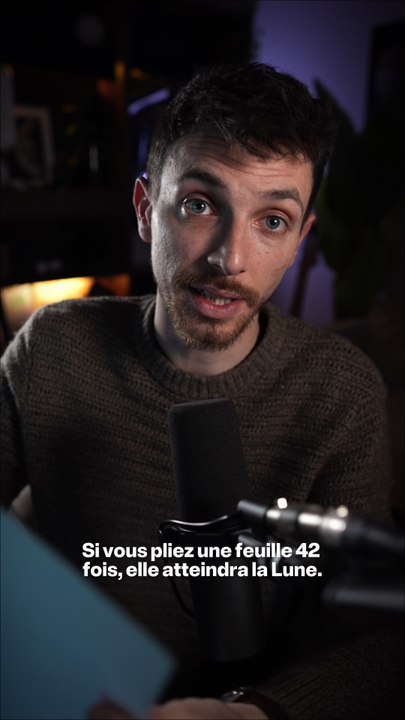 Plier une feuille peut vous faire aller sur la Lune ! 🌕