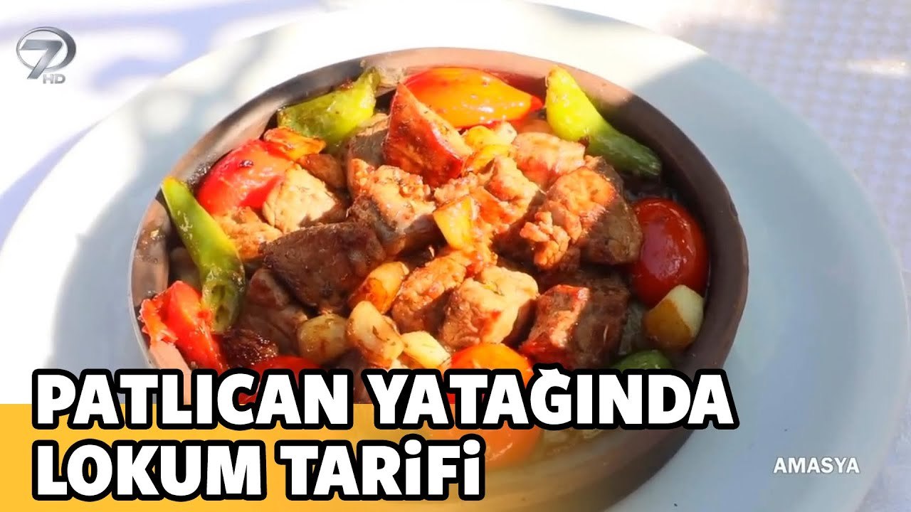 Amasya'ya Özgü Patlıcan Yatağında Lokum 😊 #dünyanıntadı #amasya
