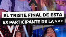 El triste final de está ex  participante de la voz kid