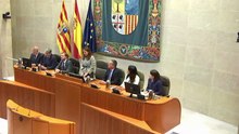 Constitución de las Cortes de Aragón con el nombramiento de María  Navarro como nueva presidenta