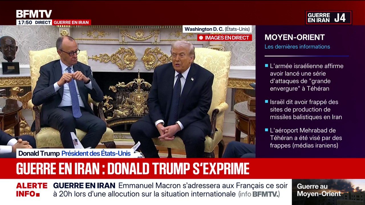 Guerre en Iran: "Ils n'ont plus de forces aériennes, plus de marine... On a à peu près tout dégommé", assure Donald Trump