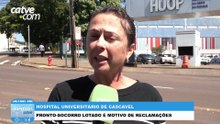Pronto-socorro lotado é motivo de reclamações no HU de Cascavel