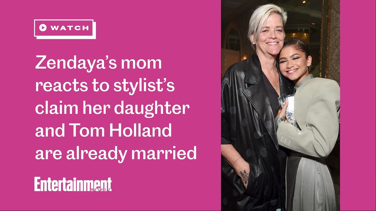 Zendaya's mom reacts to stylist's claim her daughter and Tom Holland are already married