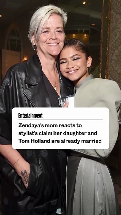 Zendaya's mom reacts to stylist's claim her daughter and Tom Holland are already married