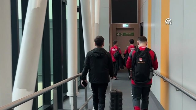 Artistik Cimnastik Milli Takımı, Dünya Kupası'na katılmak üzere Azerbaycan'a geldi | Ajansspor | AA