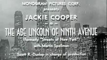 Streets of New York (1939) – Abe Lincoln Newsboy Drama