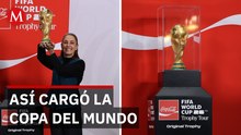 Sheinbaum revela el trofeo del Mundial 2026 en Palacio Nacional