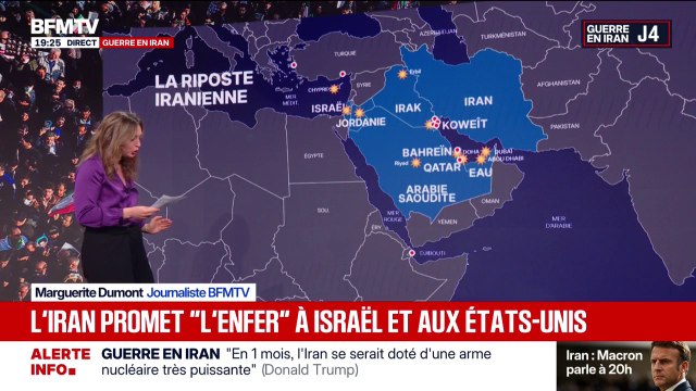 Des missiles et des drones iraniens ont ciblé Israël, l'Irak, le Koweït, la Jordanie et les États du Golfe