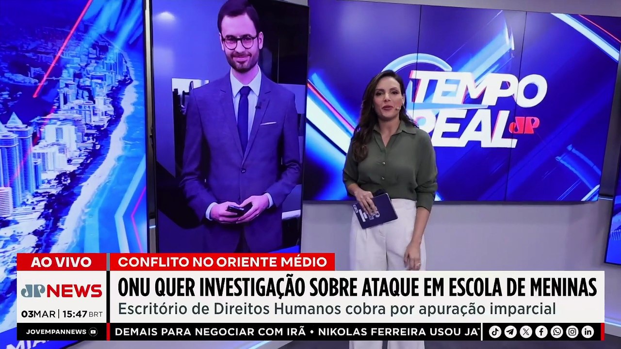 Guerra no Irã: ONU quer investigação sobre ataque em escola de meninas | TEMPO REAL