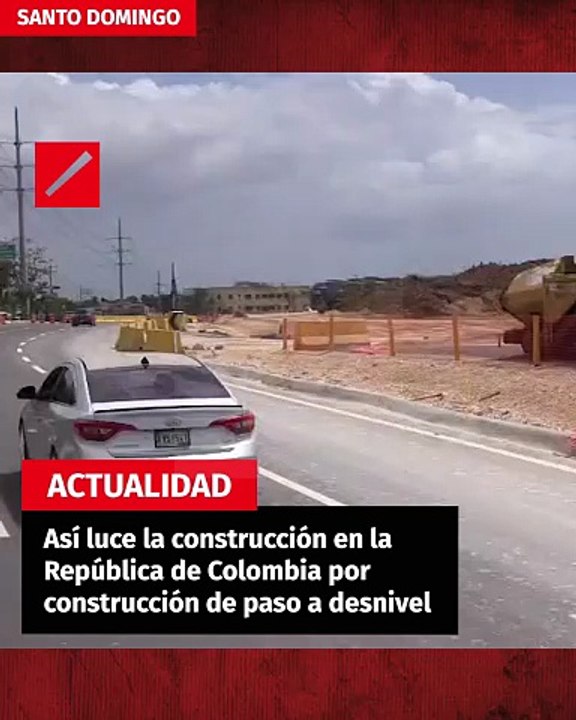 Así luce la construcción en la República de Colombia por construcción de paso a desnivel