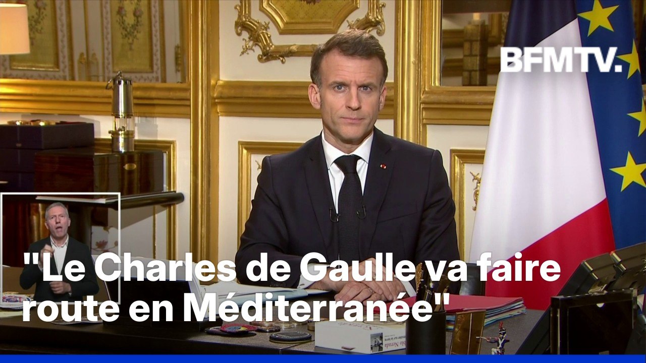 Guerre au Moyen-Orient: l'allocution d'Emmanuel Macron en intégralité